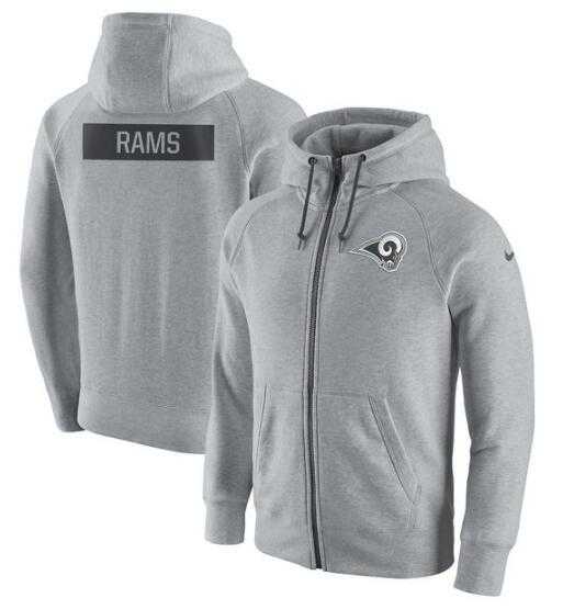 Men's Los Angeles Rams Nike Gridiron Gray 2.0 Full-Zip Hoodie - Ash FengYun,We sell and wholesale Men's Los Angeles Rams Nike Gridiron Gray 2.0 Full-Zip Hoodie - Ash FengYun on line form chian!